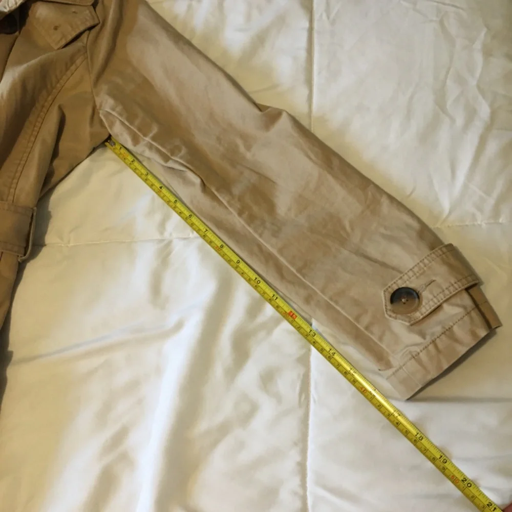 Women’s Gap Trench Coat with hood size M - Picture 8 of 13
